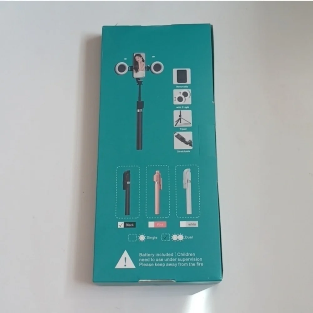 Black Selfie Stick Tripod